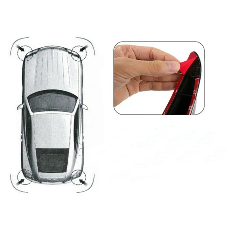 RASTP 2Pcs автомобиля Elantra Accent tucson бампер Защитная угловая полоса защитный брус