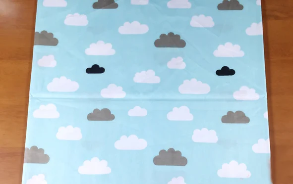 Новый брендовый дизайн красивый дождь Clould Fivestar &amp Stipe хлопчатобумажная ткань 50x160