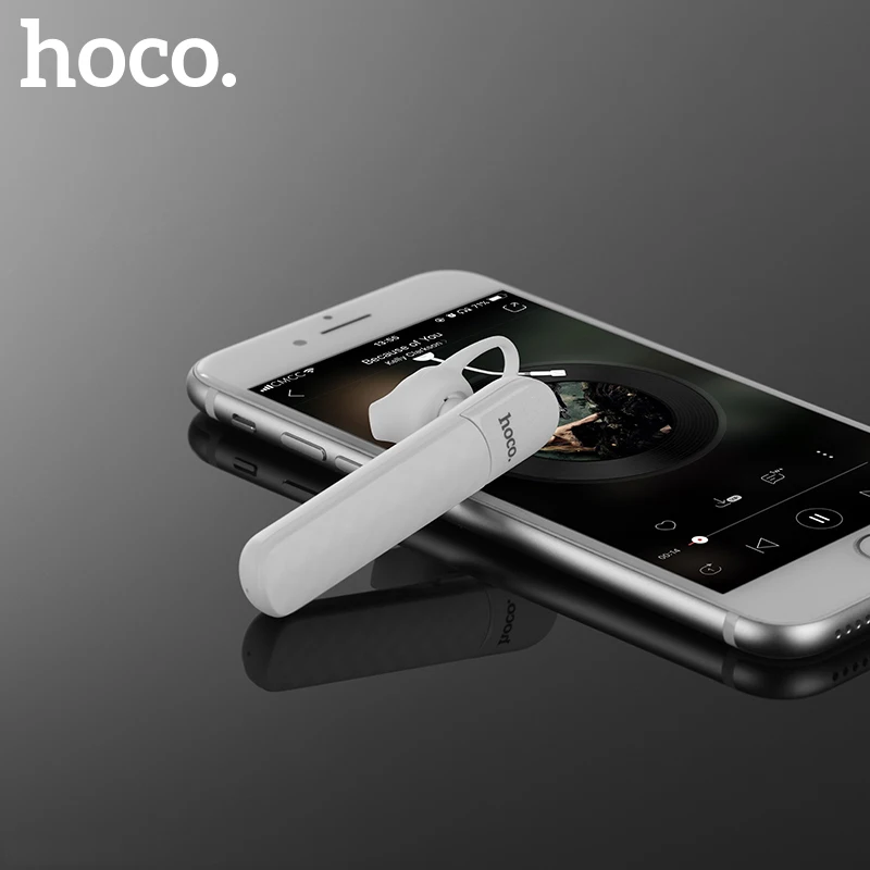 Мини наушники HOCO беспроводная bluetooth гарнитура вкладыши с микрофоном V4.2 Bluetooth для