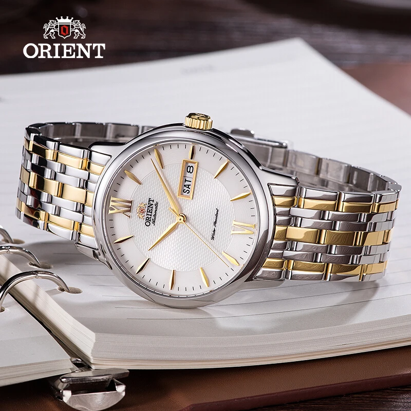 Оригинальные автоматические механические часы с английским календарем 50 м