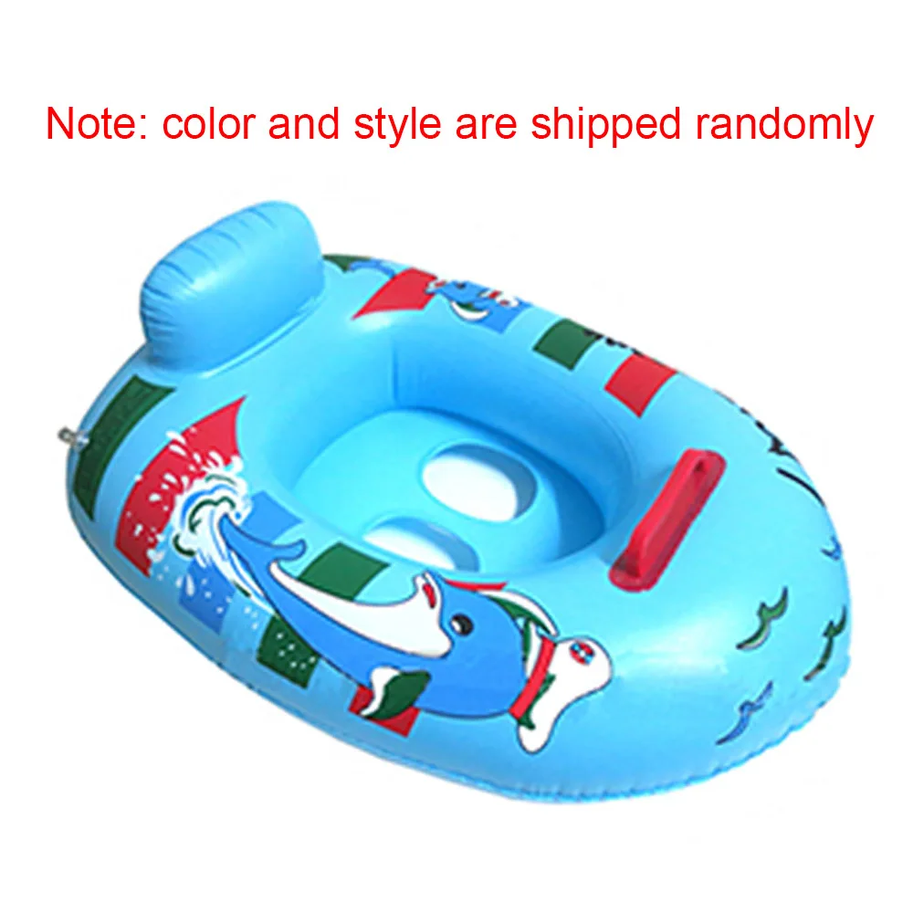 Многоцветный Надувной плавательный круг, детские надувные аксессуары, надувной матрас, милый мультфильм плавательный круг - Цвет: Многоцветный