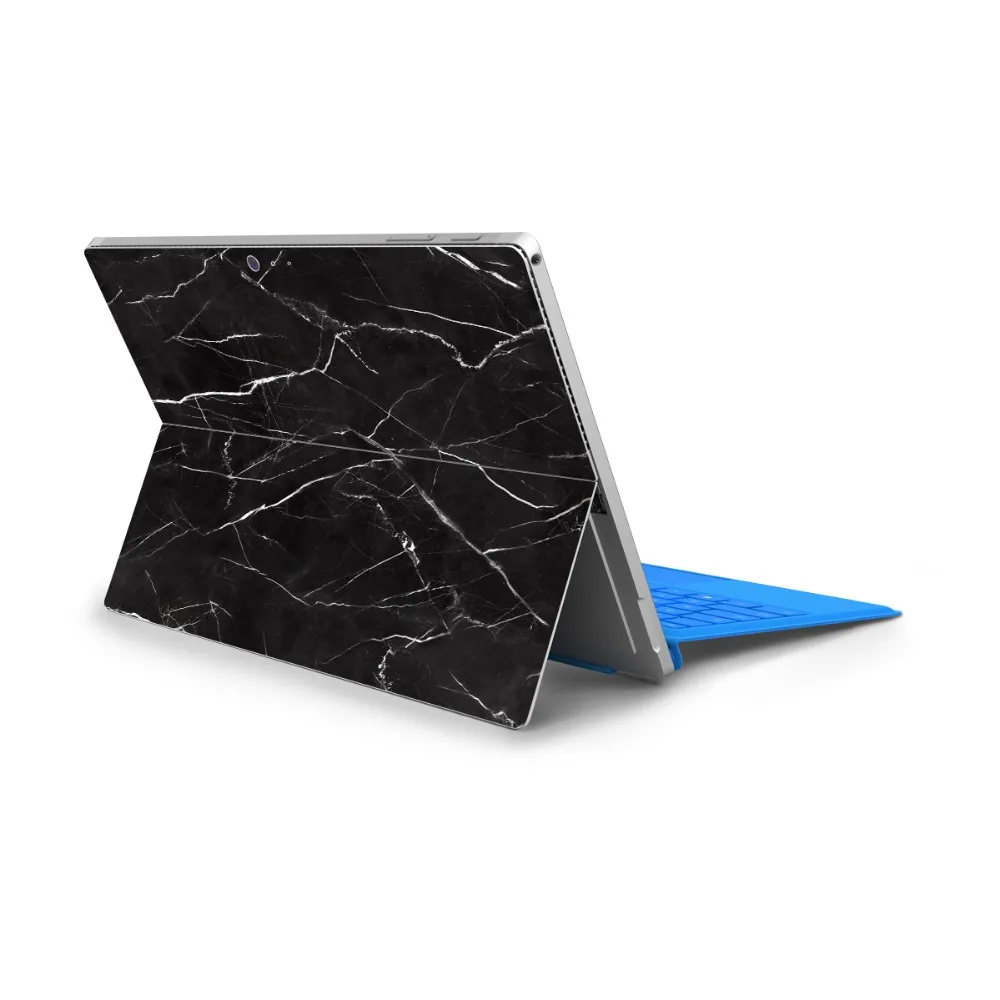 Новая черная мраморная виниловая наклейка s для microsoft Surface Pro 6 полное заднее покрытие наклейка для ноутбука для Surface Pro 4 5