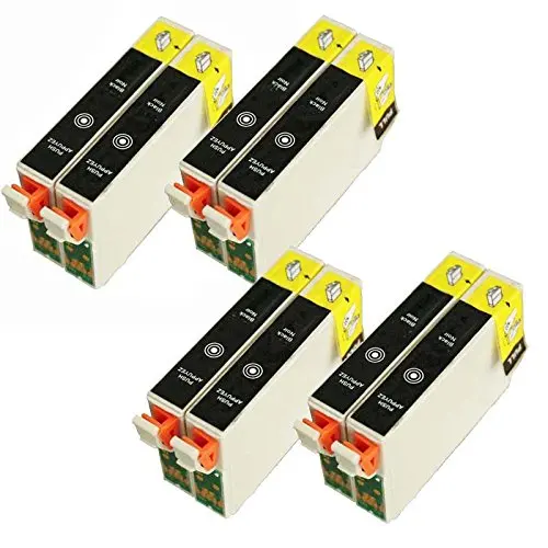 8PK T0711 10x T0711 чернильный картридж для принтера Epson Stylus D78 D92 D120 DX4000 SX210 SX215 SX218 SX115 SX400 SX405 SX410 SX415 SX605 - Цвет: 8PK T0711