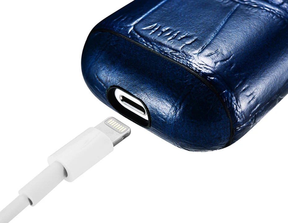 Для AirPods чехол Топ натуральная кожа чехол для Apple Airpods роскошный крокодил дизайн защитные наушники аксессуары чехол