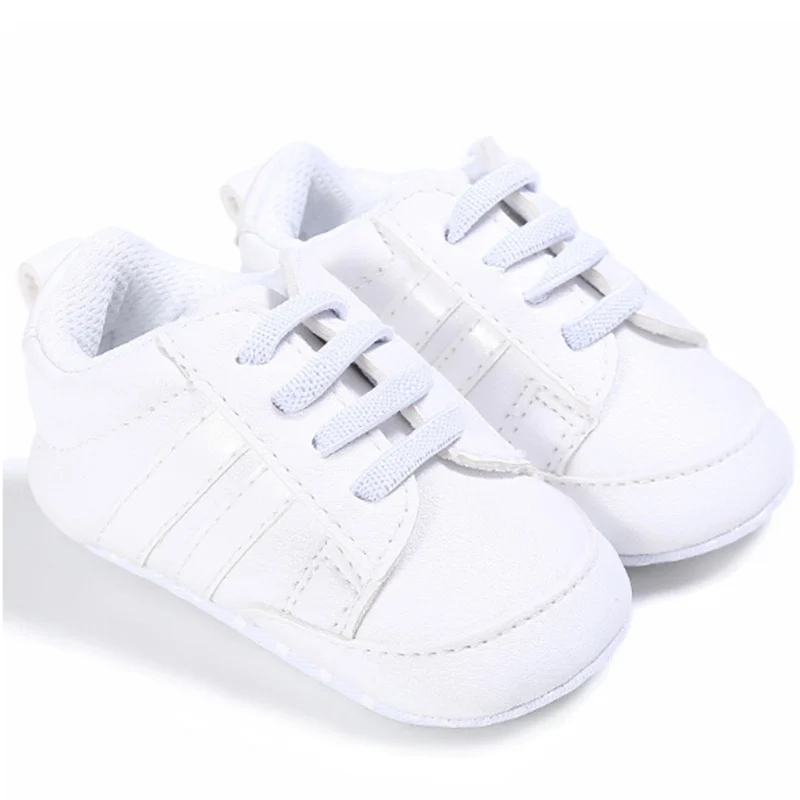 Leather White Модная детская обувь; детские мокасины; утепленная теплая обувь для маленьких мальчиков; обувь для малышей; кожаная обувь для малышей; детские кроссовки - Цвет: Leather White
