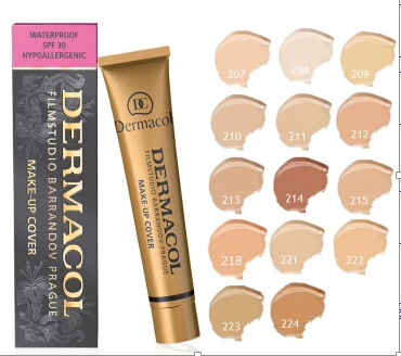 Золотая трубка макияж основа грунтовка консилер палитра для макияжа тату контур