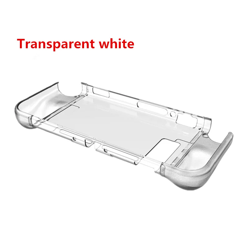 Transparent white Прозрачная задняя крышка из ТПУ сцепление защитный чехол подходит для док-станция для удобный мягкий чехол Shell для консольный переключатель Nintendo игровые аксессуары - Цвет: Transparent white