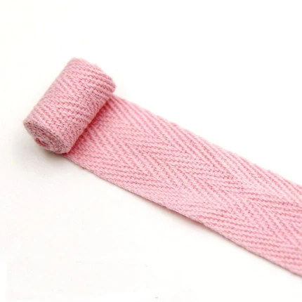pink Цветной 10 мм 20 мм шеврон хлопок лента тесьма сельдь Bonebinding лента кружева обрезки для упаковки аксессуары DIY - Цвет: pink