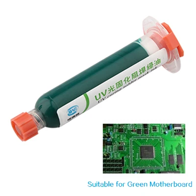 WNB 10 мл зеленая УФ паяльная маска BGA PCB краска предотвращает коррозию дуговая паста поток PCB УФ Фоточувствительный чернила зеленое масло