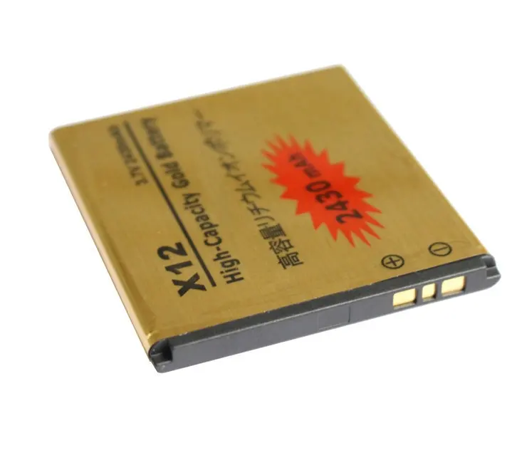 Ciszean 1x2430mAh BA750 3.7VDC Золотая сменная литий-ионная батарея для Arc s X12 LT15i LT15a LT18i + код