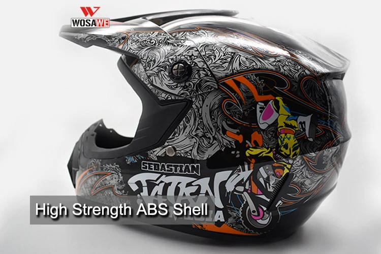 Мотоциклетный шлем с открытым лицом шлемы двумя объективами полное лицо