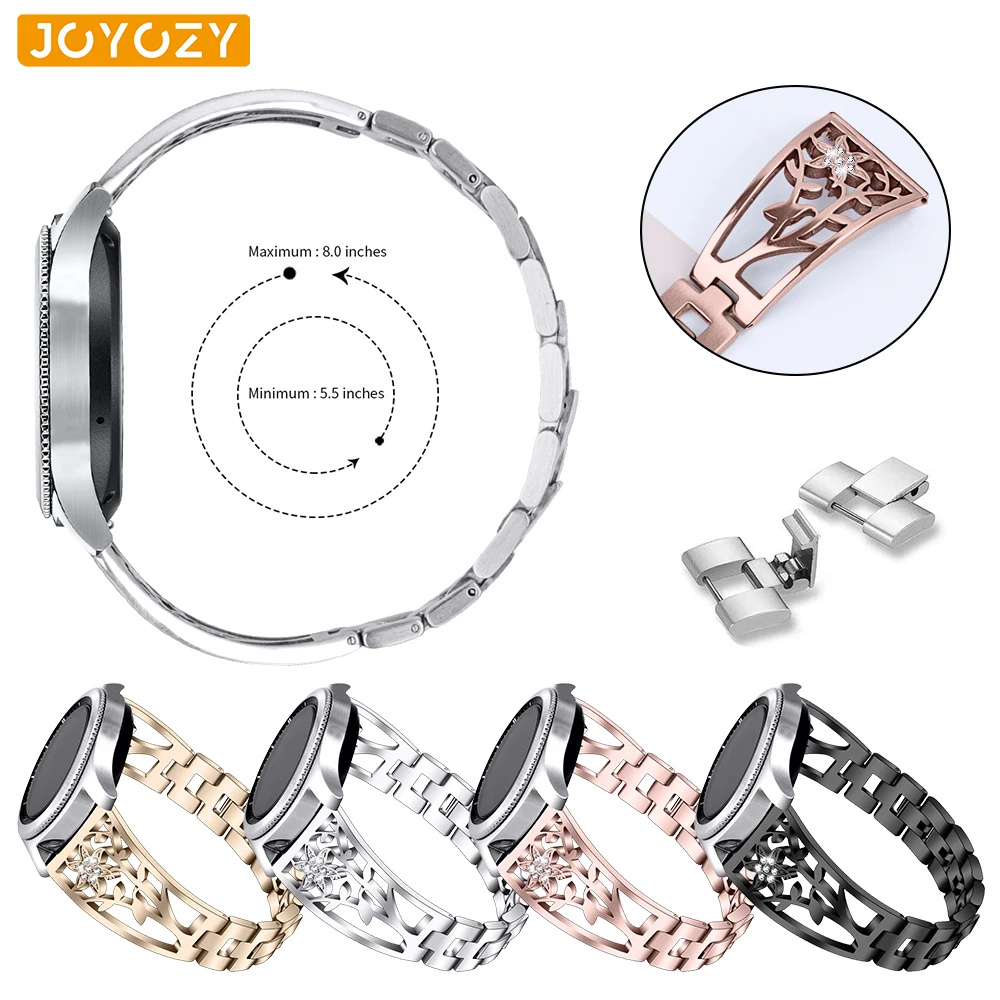 Joyoy 22 мм 20 ремешок из нержавеющей стали для часов samsung galaxy Watch 42 мм/46 классические