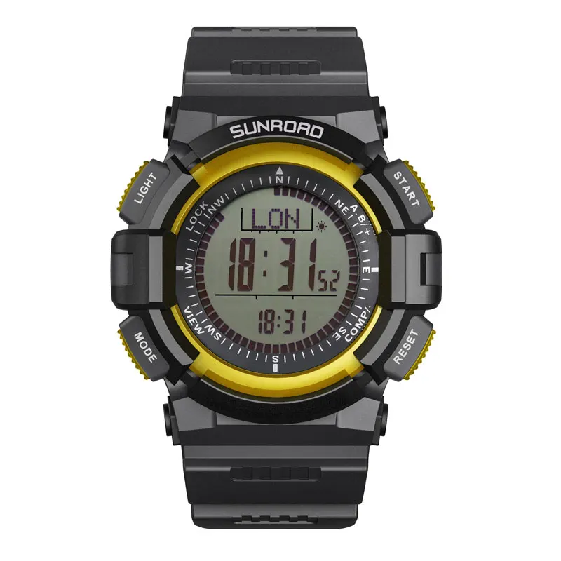 Цифровые мужские часы SUNROAD для бега скалолазания походов спорта барометра