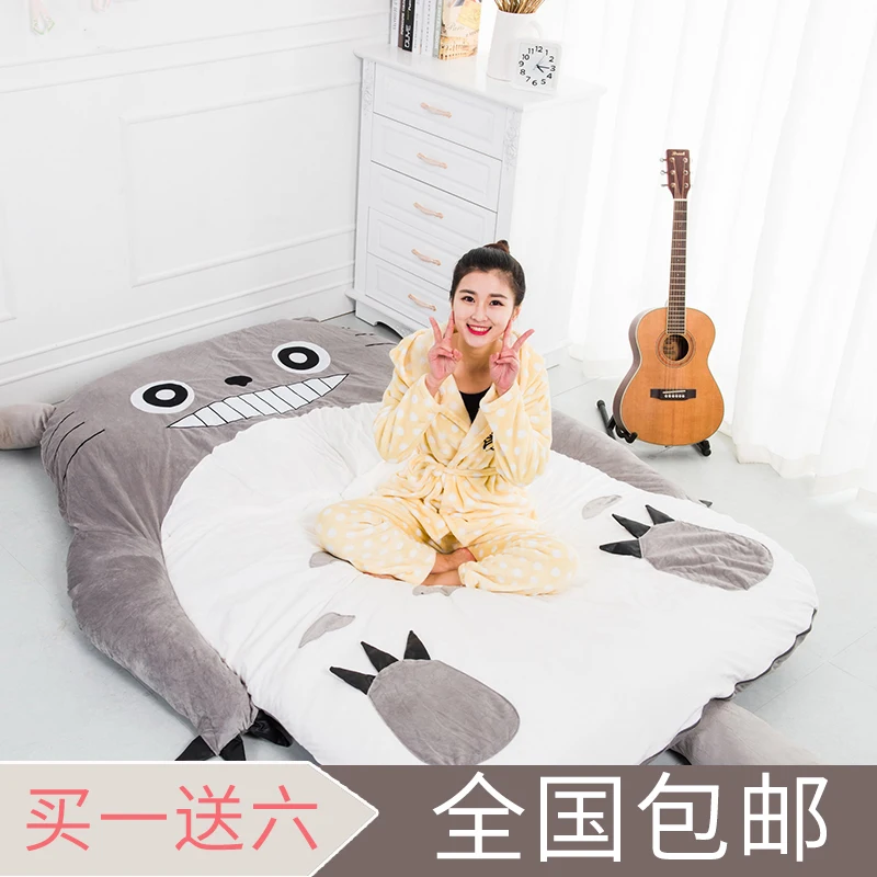 Лидер продаж 2017 года диван-кровать Totoro для ленивых одиночный мультяшный татами