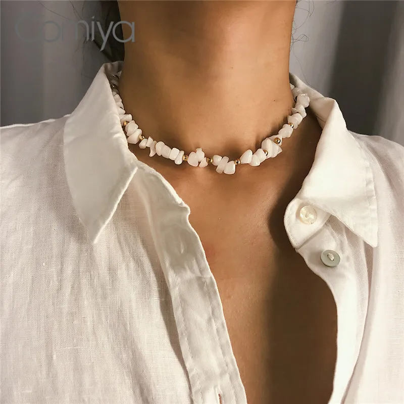 Ожерелье Comiya женское из цинкового сплава модное ожерелье с кулоном акрилового