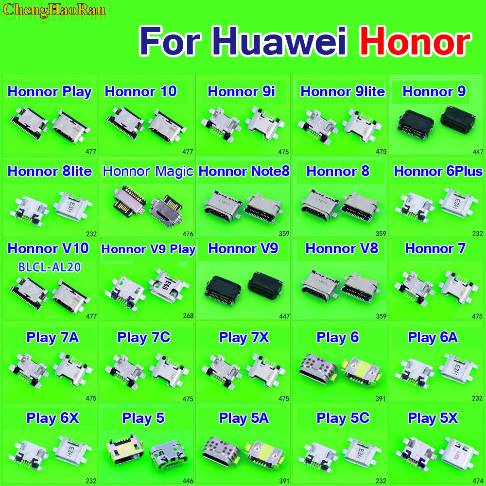 Разъем micro usb для Hauwei Honor 7 8 10 V10 V9 9i 9 Lite 6 plus magic note8 Play 5 6A 6X 5C 5A 5X 7A 7C 7X|Соединители| |