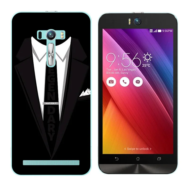 for Asus ZenFone Selfie ZD551KL Ultra Thin Slim Cover Life Printing Soft TPU Back Case Bags |