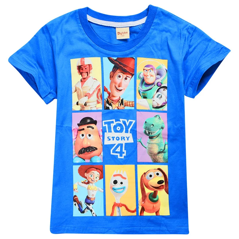 Детская футболка для мальчиков с принтом «Toy Story 4 Woody and Co.» детские толстовки футболки с длинными рукавами худи для мальчика, Толстовка топы для девочек, футболки для детей 3-11 лет