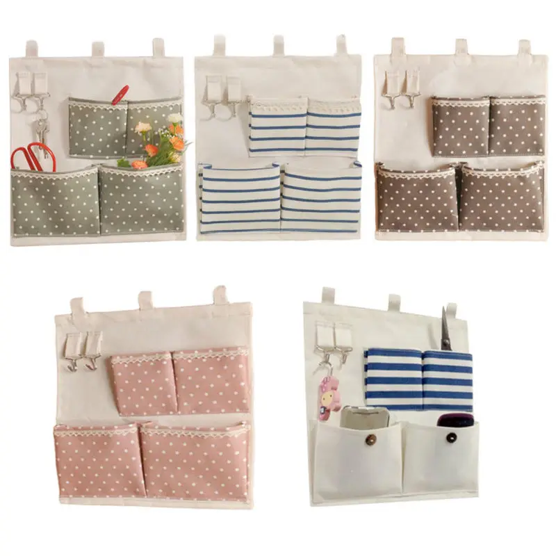 Лидер продаж водонепроницаемые подвесные сумки для хранения в горошек полоску