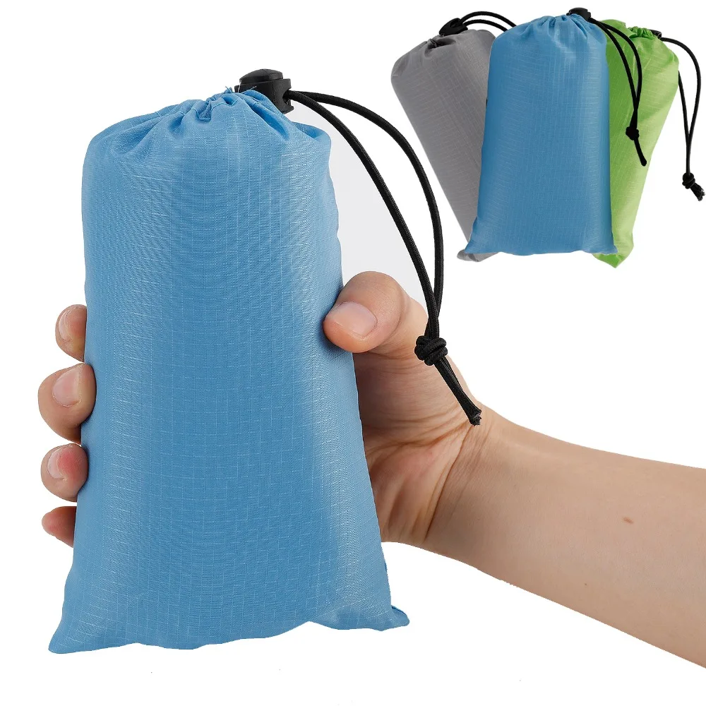 Camping Mat Ultralight Pocket Footprint Waterproof Picnic Beach Blanket Camping Outdoor Tent Tarp Multifunctional