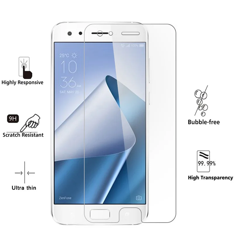 9H 2.5D 0 26 мм закаленное стекло для Asus Zenfone 4 Pro ZS551KL zs551kl Чехол Премиум Защитная пленка