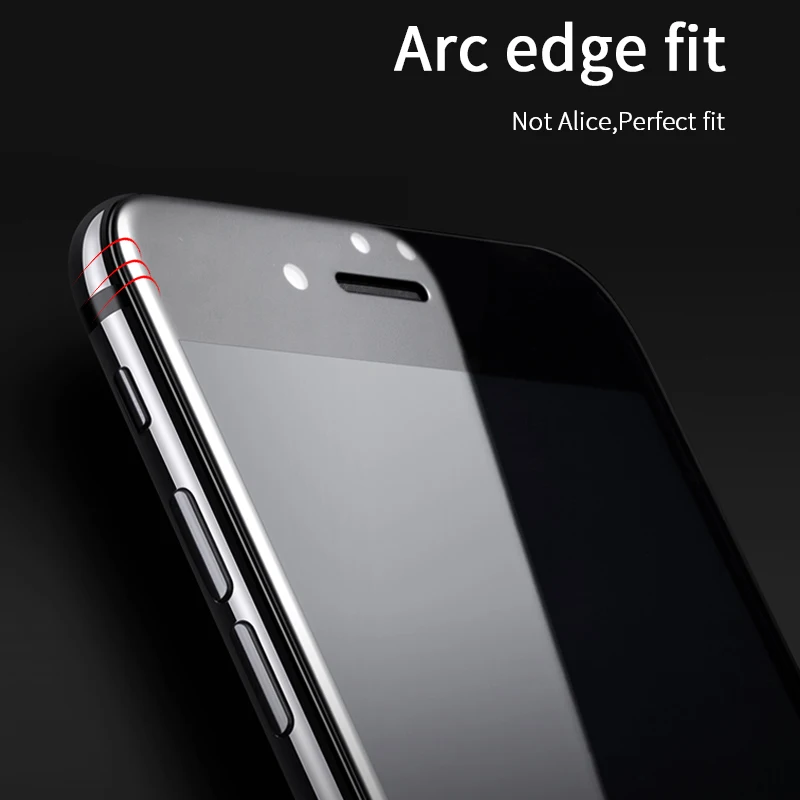 Full Cover Screen Protector Film For iPhone 8 Plus 6S 3D Curved Soft Edge Tempered Glass 7 Protective |