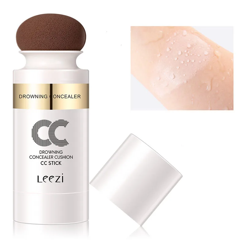 LEEZI основа для макияжа лица CCstick с кисточкой водостойкая долговечная воздушная