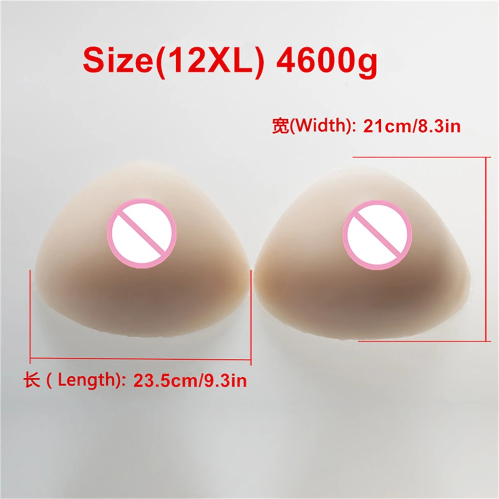 

Silicone Breasts Sexy Toys 4600g/Pair Drag Queen Breast Forms Crossdressing Fake Artificial Boobs False Breasts