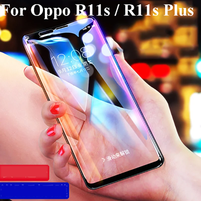 Ультратонкое защитное закаленное стекло для OPPO R11s Plus R 11s 2 шт. | Мобильные телефоны