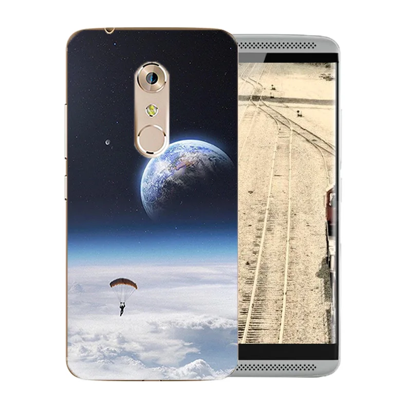 5.2-дюймовый чехол для телефона ZTE Axon 7 Mini прозрачный мягкий силиконовый чехол с мотивом космического мира тонкий 7Mini роскошная фунда.