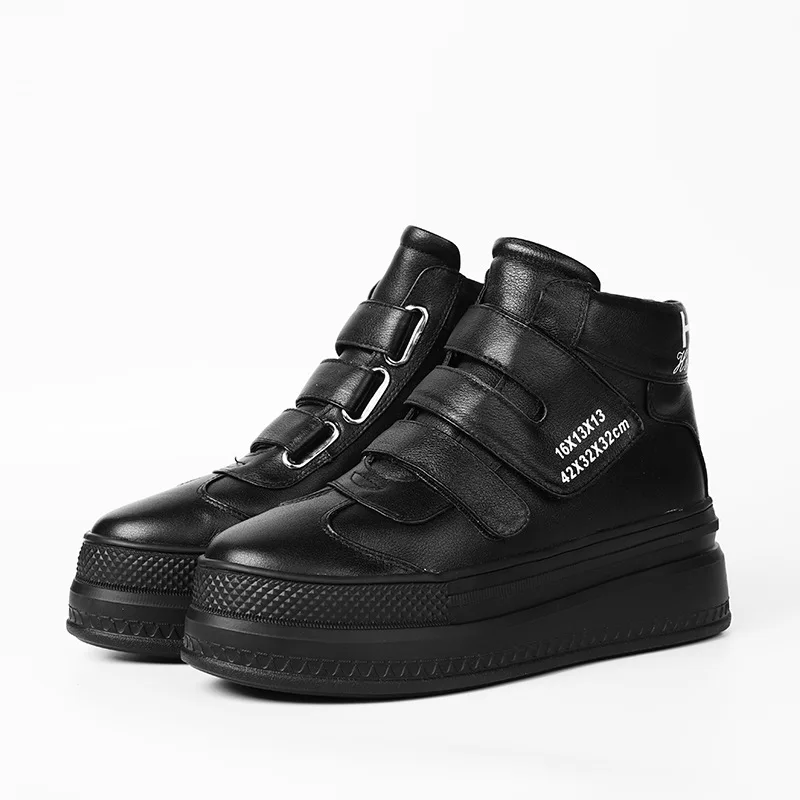 Женские ботинки сезон зима-весна теплые плюшевые ботильоны из натуральной кожи