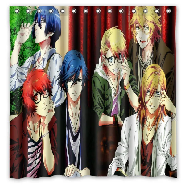 Декоративная занавеска для душа Uta no Prince Sama из водонепроницаемой полиэстерной