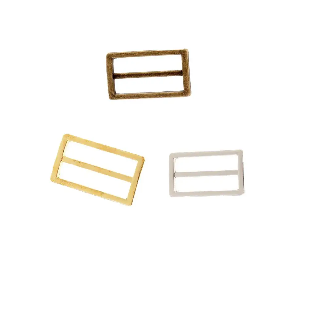 Фитиль 4 шт. металлические тройные скользящие пряжки рюкзак ремешки регуляторы 38