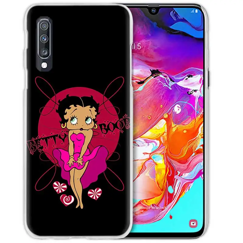04 Betty Boop пикантные чехол для samsung Galaxy M40 A50 A80 A70 A60 A40 A30 A20e A10 J4 J6 плюс J8 S10e S10 5G жесткий чехол из ПК для телефона - Цвет: 04