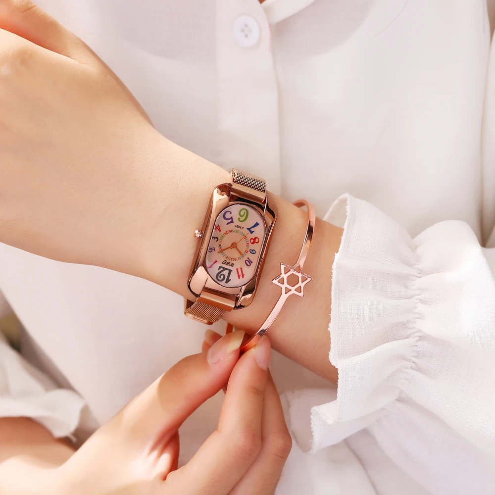 Hot Fashion Women Magnet Buckle Watch Luxury Casual Ladies CCQ Quartz Watch Clock Relogio Feminino For Dropshipping