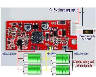 

Intelligent Balance Charging Protection Board 2S 18650 lithium Batterie Cell Satellite