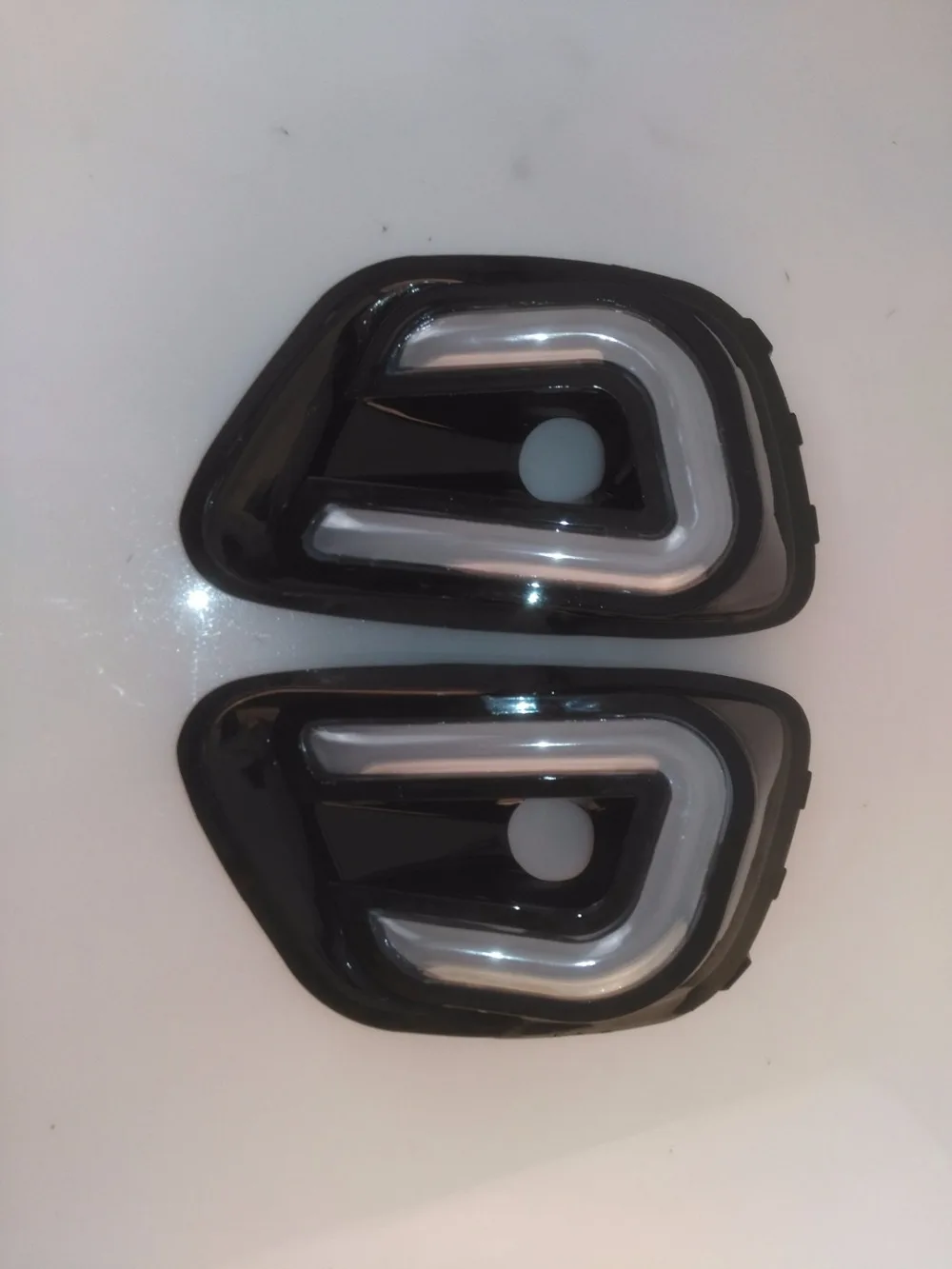 

eOsuns led drl daytime running light for Jeep Compass 2013-2015 with yellow turn signal and wireless control