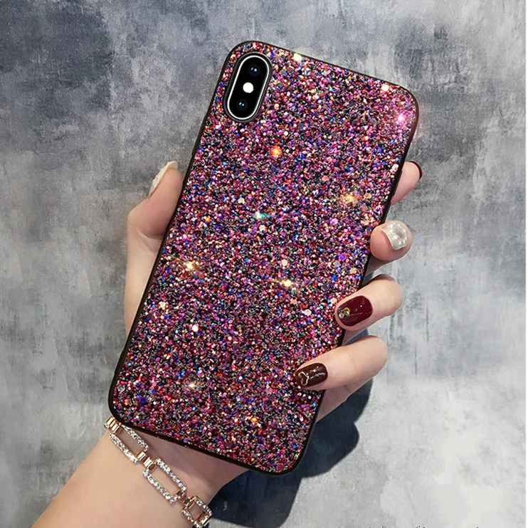 Роскошный Модный Блестящий блестящий чехол с блестками для samsung galaxy S9 Plus, чехол для samsung S10 Plus S10e A50 note 10, чехол для телефона s