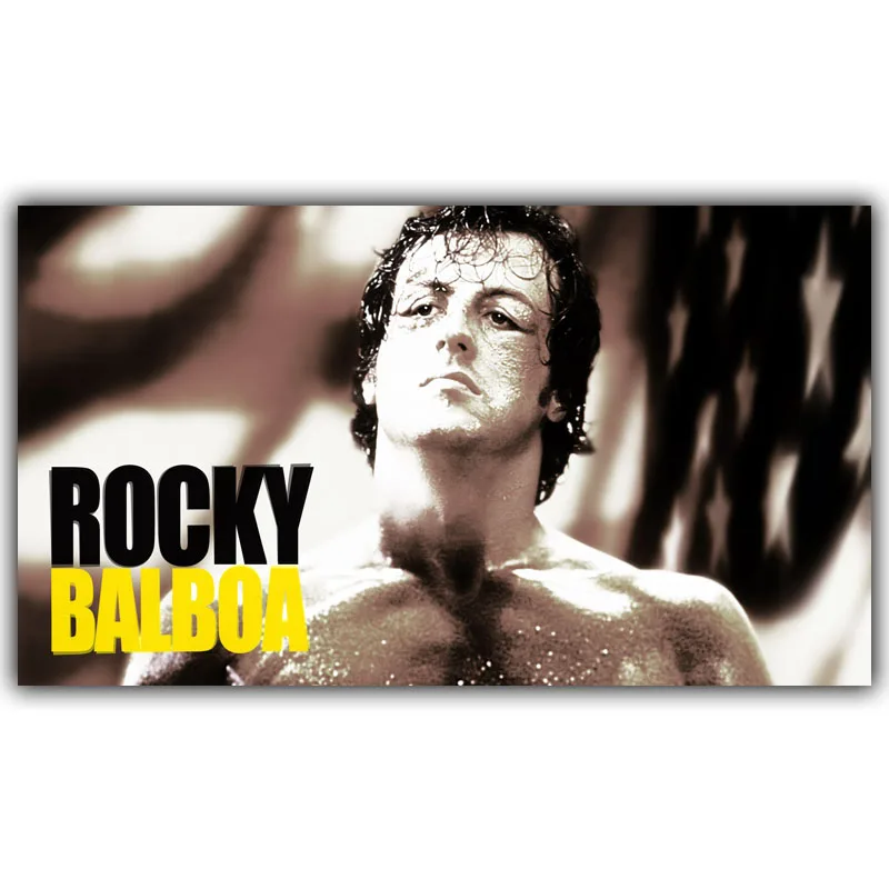 Rocky Искусство Шелковый постер отпечатанный 30x48 см 60x96 вдохновляющий фильм