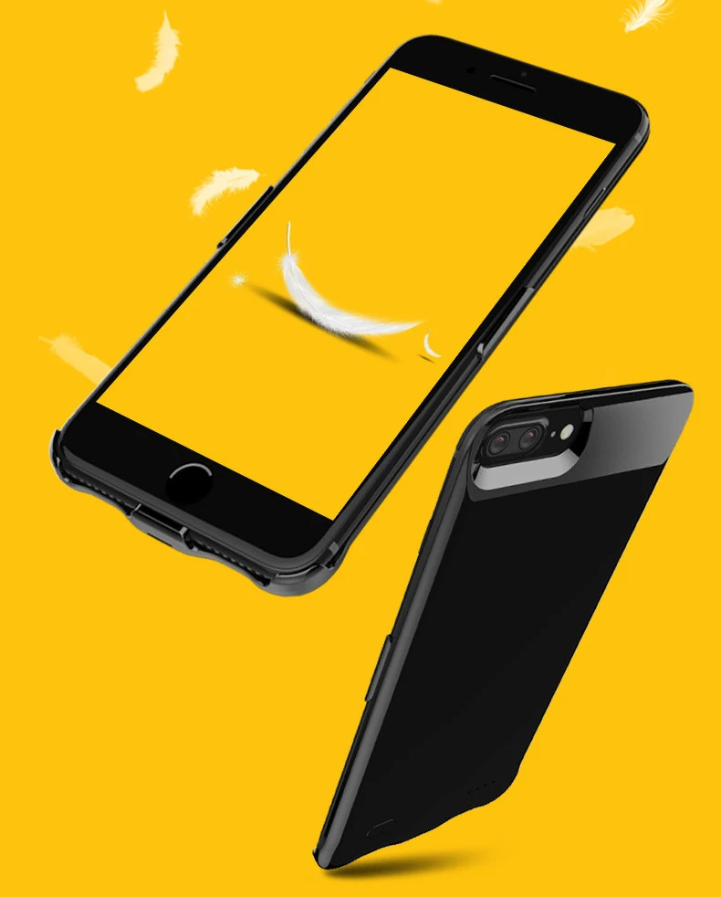 6200 мАч тонкий ультра чехол для зарядного устройства iPhone 8 7 6 6s Plus внешний