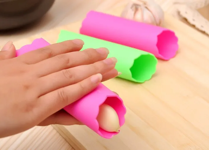 1 шт. силиконовая Овощечистка для чеснока KB 1375|garlic peeling|silicone garlic peelergarlic peeler |