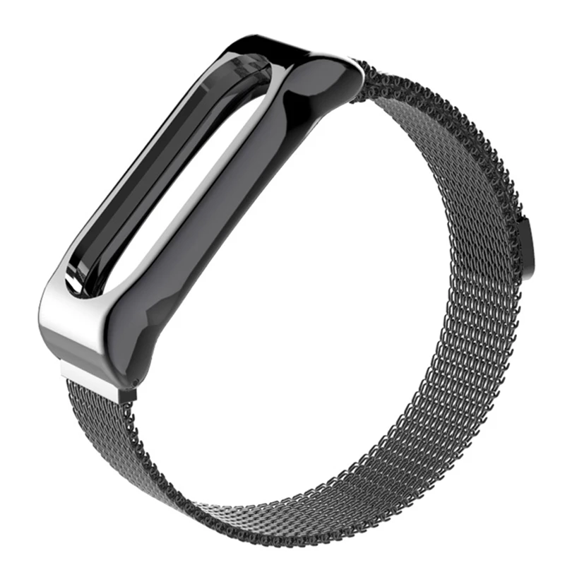 Браслет mi jobs mi Band, 2 ремешка, браслет из нержавеющей стали для Xiaomi mi, ремешок на запястье, 2 магнита, металлический Смарт-браслет, ремешок mi Band, 2 браслета