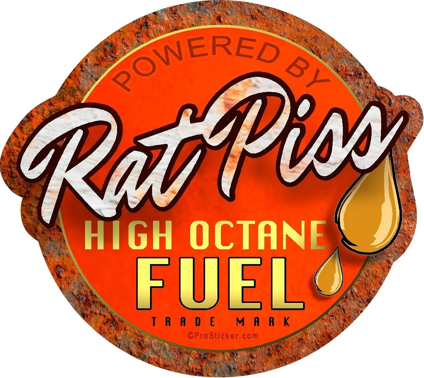 For Rat Rod Series &quotRat Piss High Octane Fuel&quot Decal Sticker | Игрушки и хобби