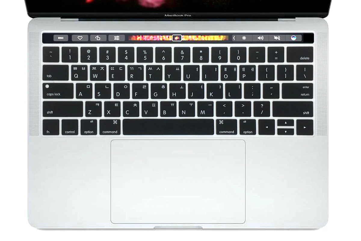 Корейский силиконовый чехол для клавиатуры Apple Macbook Pro 13 3 дюйма A1706 и 15 4 A1707 (2017