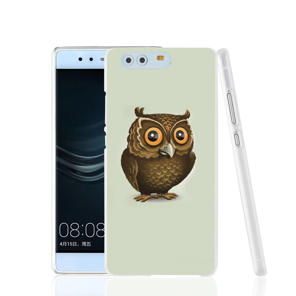 08818 сладкий сова рисунок art сотовый телефон Дело Чехол для huawei Ascend P7 P8 P9 lite Maimang G8 |