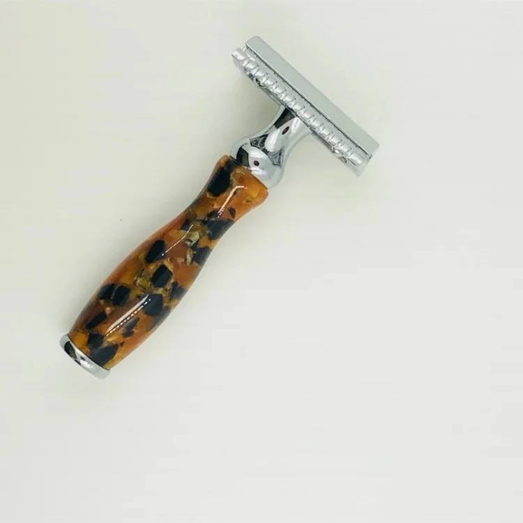 Мужская и Женская бритва с двойным краем акриловая ручка | Красота здоровье