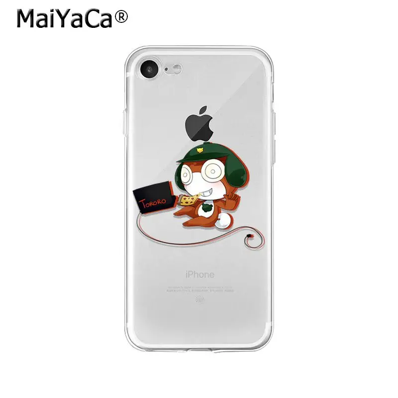 Мягкий силиконовый чехол для телефона MaiYaCa Keroro Gunsou Dororo Frog из ТПУ iPhone 8 7 6 6S Plus 5 5S SE XR