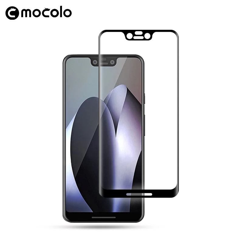 Защитное стекло для экрана Google Pixel 3 полноэкранное закаленное 9H 3D Mocolo pixel 3XL защита