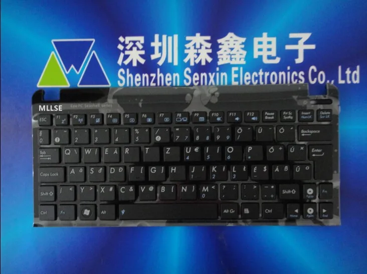 Новинка 100% клавиатура Венгрии с черной рамкой и черными клавишами для ASUS Eee PC 1015PX