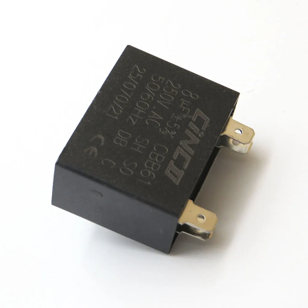 8 мкФ 250 V CBB61 конденсатор моторного двигателя Потолочный мотор вентилятора